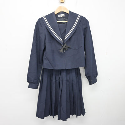 【中古】愛知県 上野中学校 女子制服 3点 (セーラー服・スカート) sf102824