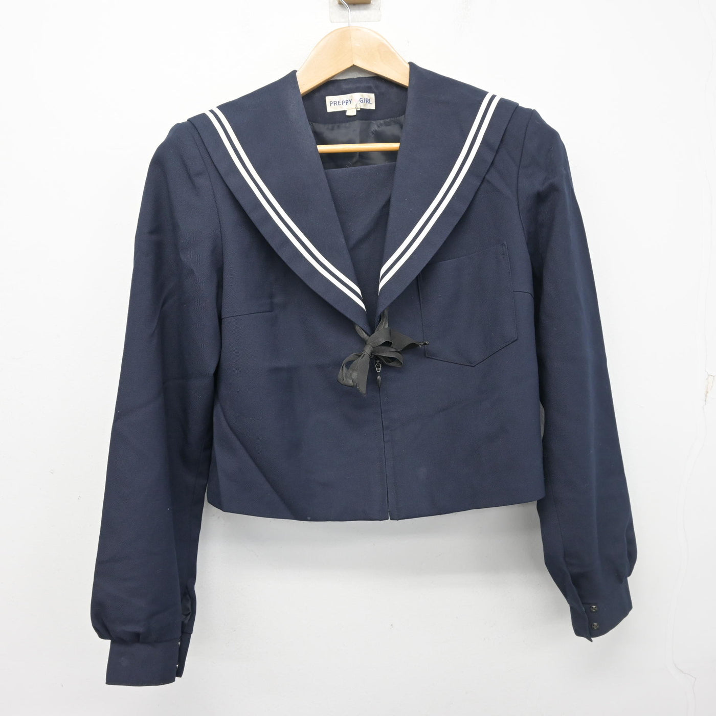 【中古】愛知県 上野中学校 女子制服 3点 (セーラー服・スカート) sf102824