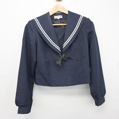 【中古】愛知県 上野中学校 女子制服 3点 (セーラー服・スカート) sf102824