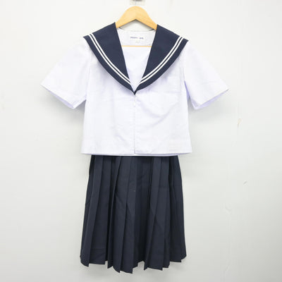 【中古】愛知県 上野中学校 女子制服 3点 (セーラー服・スカート) sf102826