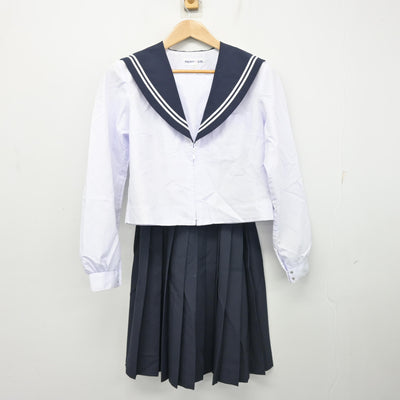 【中古】愛知県 上野中学校 女子制服 3点 (セーラー服・スカート) sf102826