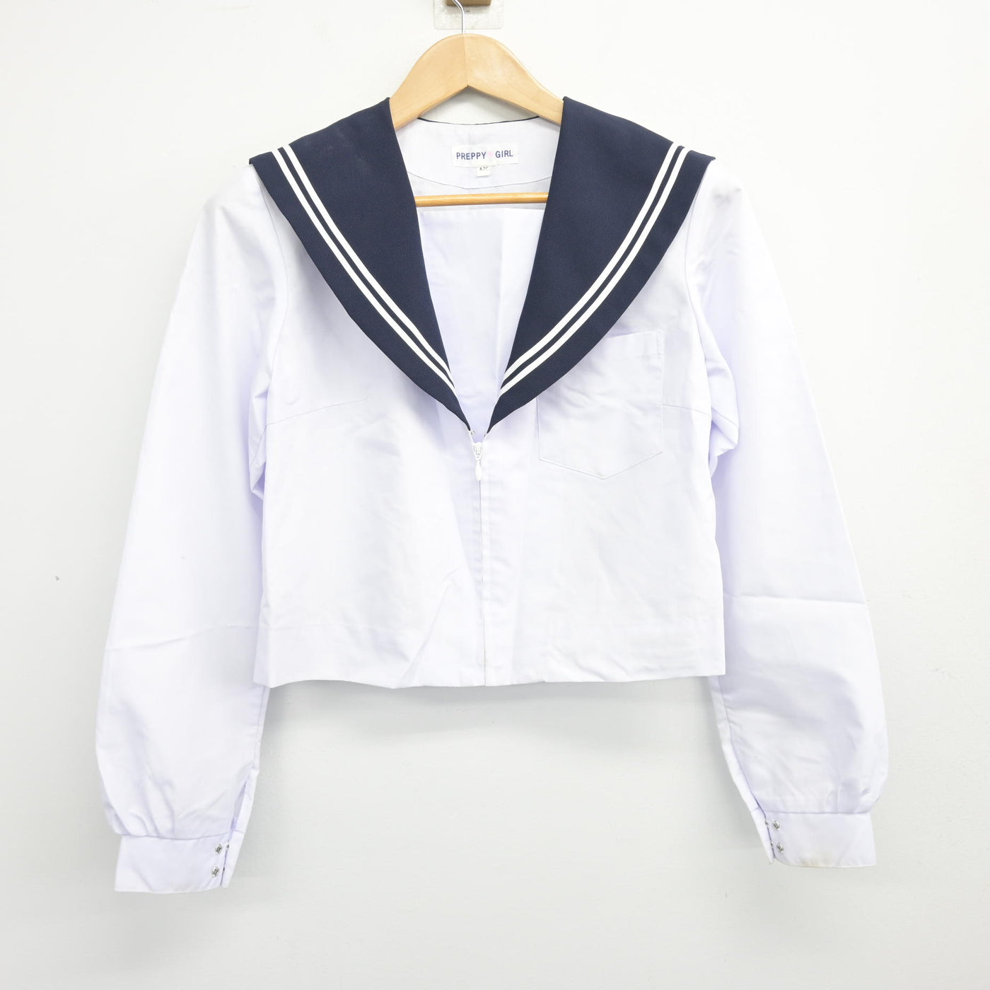 【中古】愛知県 上野中学校 女子制服 2点 (セーラー服) sf102828