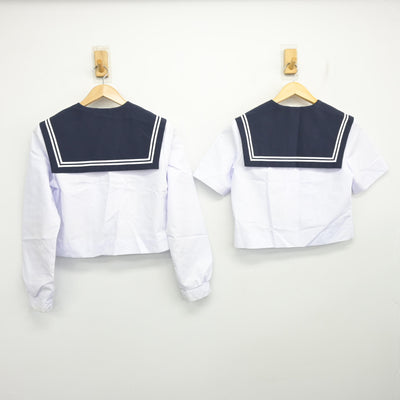 【中古】愛知県 上野中学校 女子制服 2点 (セーラー服) sf102828