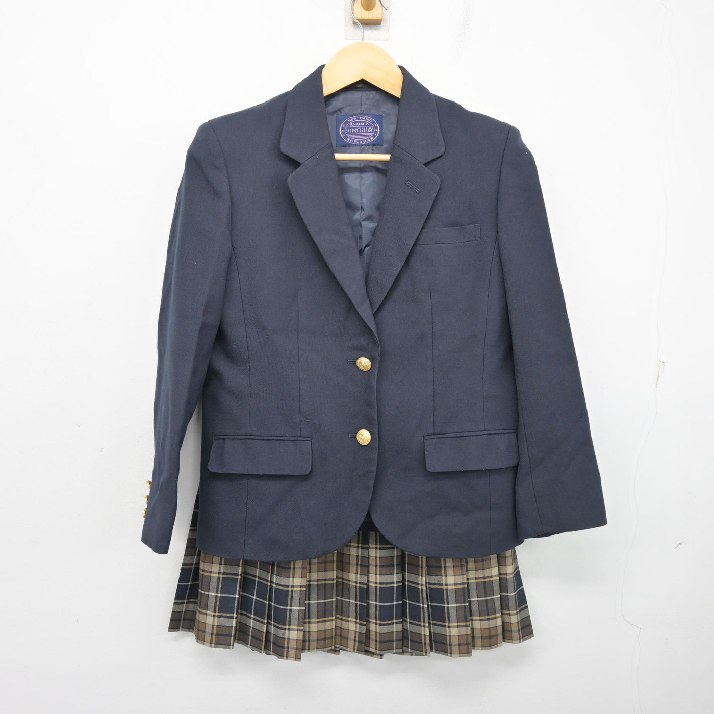 【中古】東京都 昭和高等学校 女子制服 3点 (ブレザー・スカート・スカート) sf102830