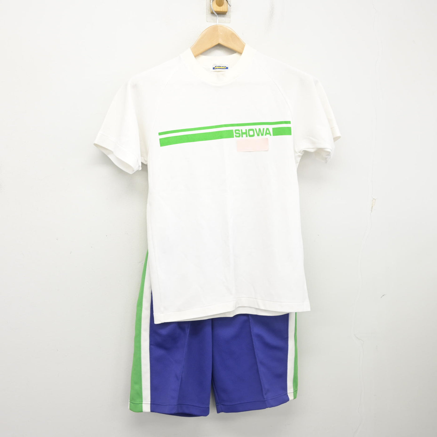 【中古】東京都 昭和高等学校 女子制服 2点 (体操服 上・体操服 下) sf102837