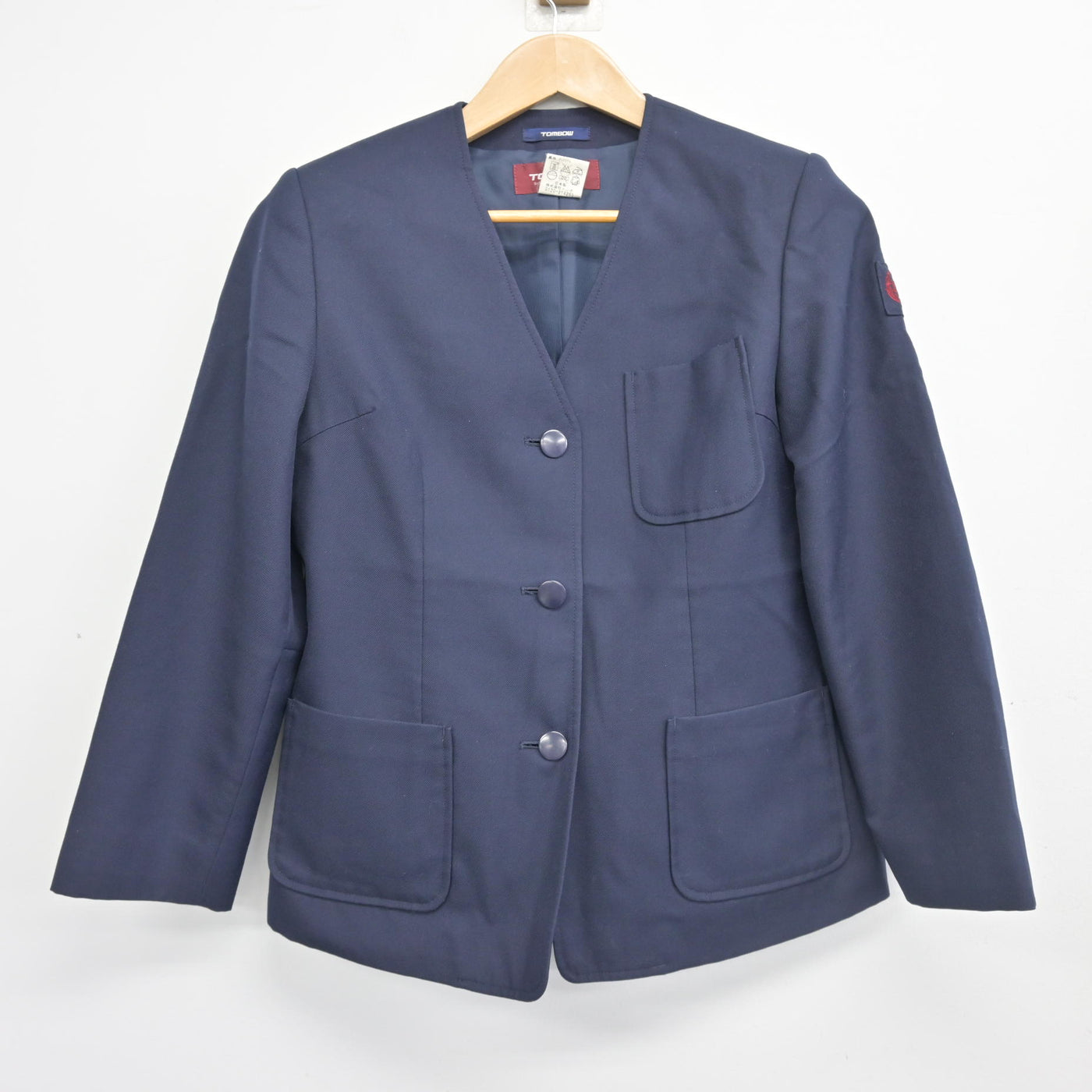 【中古】千葉県 小中台中学校 女子制服 4点 (ブレザー・シャツ・スカート) sf102871