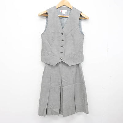 【中古】神奈川県 茅ヶ崎中学校 女子制服 4点 (ブレザー・ベスト・スカート) sf102878