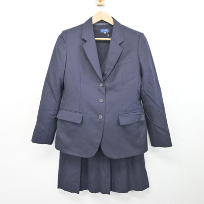 【中古】東京都 普連土学園高等学校 女子制服 3点 (ブレザー・ニット・スカート) sf102881