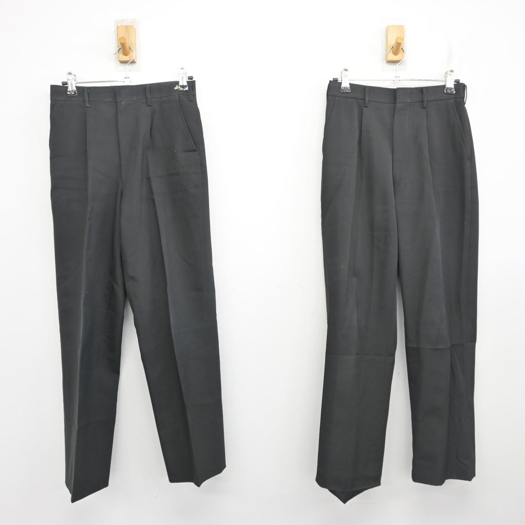 中古】北海道 札幌稲雲高等学校 男子制服 3点 (学ラン・ズボン