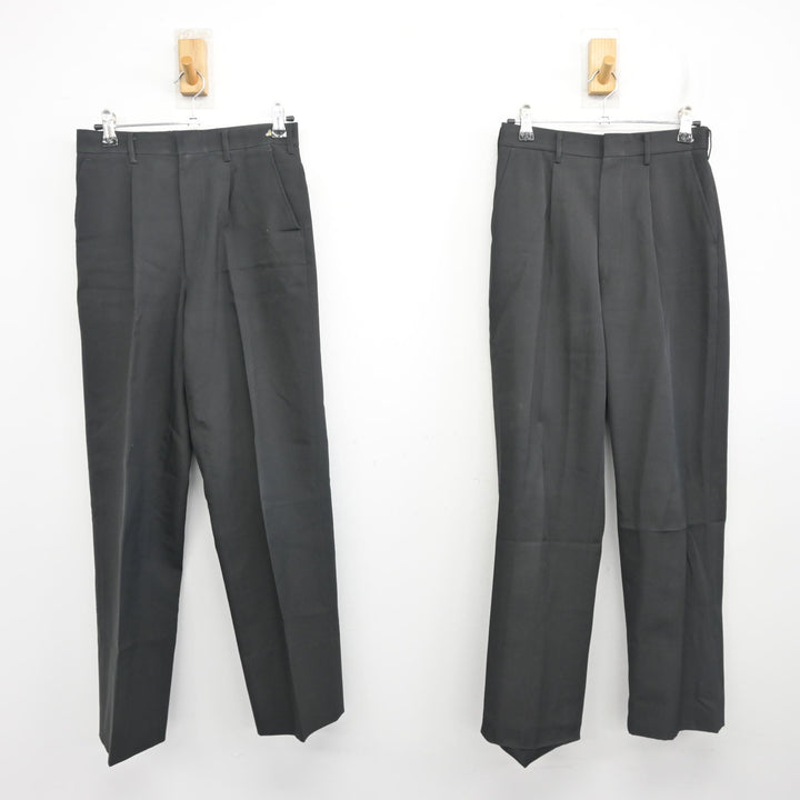 中古】北海道 札幌稲雲高等学校 男子制服 3点 (学ラン・ズボン 