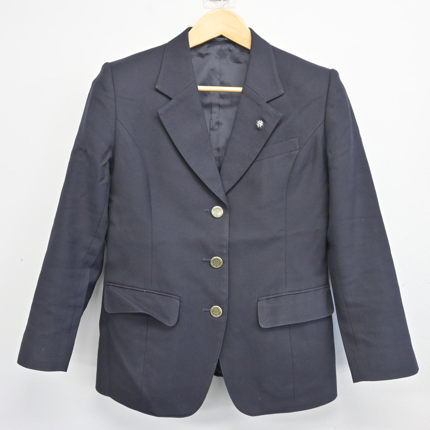 【中古】北海道 札幌平岸高等学校 女子制服 4点 (ブレザー・ニット) sf102894