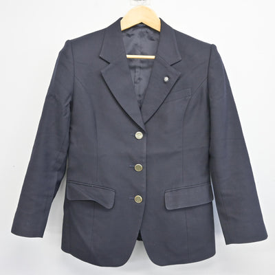【中古】北海道 札幌平岸高等学校 女子制服 4点 (ブレザー・ニット) sf102894