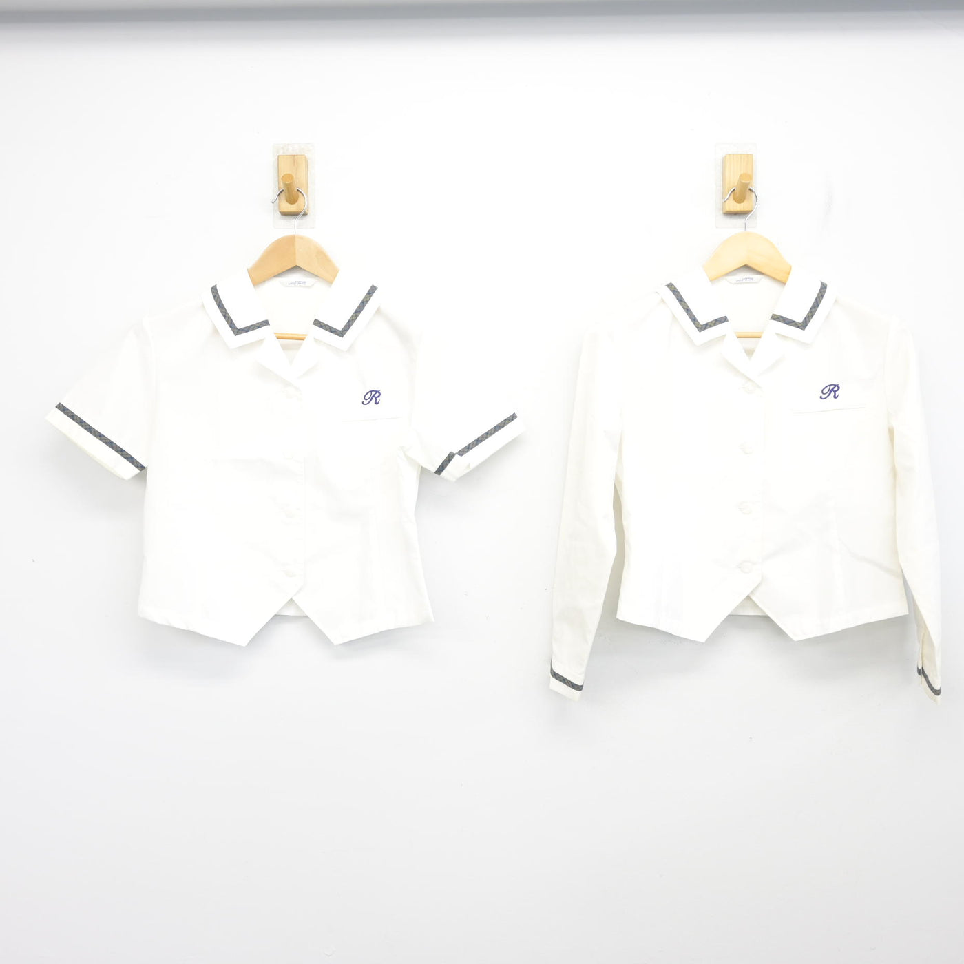 【中古】熊本県 力合中学校 女子制服 3点 (ブラウス・スカート) sf102911