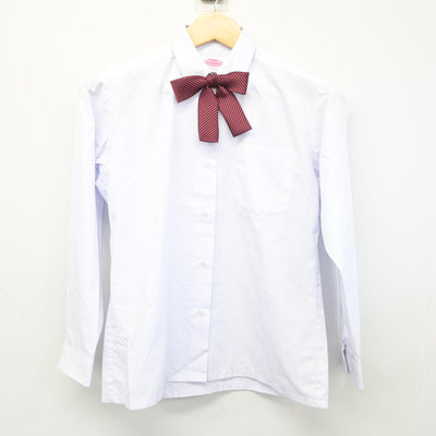 【中古】熊本県 力合中学校 女子制服 4点 (ブレザー・シャツ・スカート) sf102913