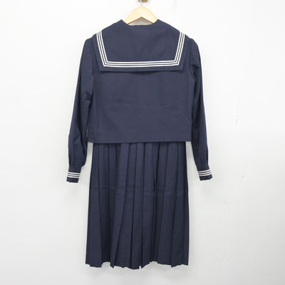 【中古】神奈川県 御幸中学校/旧制服 女子制服 3点 (セーラー服・ジャンパースカート) sf102931
