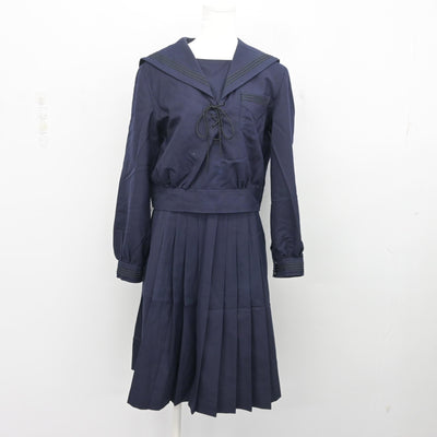 【中古】兵庫県 神戸山手グローバル高等学校 女子制服 3点 (セーラー服・スカート) sf102960