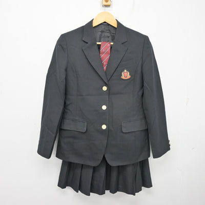 【中古】茨城県 鉾田第一高等学校 女子制服 3点 (ブレザー・スカート) sf102993