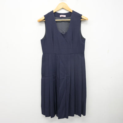 【中古】熊本県 熊本大学教育学部附属中学校 女子制服 2点 (セーラー服・ジャンパースカート) sf103001