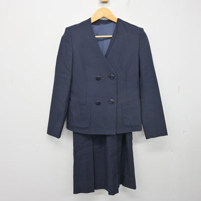 【中古】熊本県 熊本高等学校 女子制服 3点 (ブレザー・ジャンパースカート・スカート) sf103002