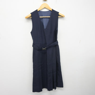 【中古】熊本県 熊本高等学校 女子制服 3点 (ブレザー・ジャンパースカート・スカート) sf103002