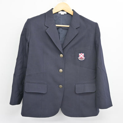 【中古】大阪府 桃山学院高等学校 女子制服 2点 (ブレザー・スカート) sf103017