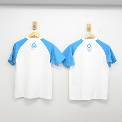 【中古】大阪府 桃山学院高等学校 女子制服 2点 (体操服 上) sf103018