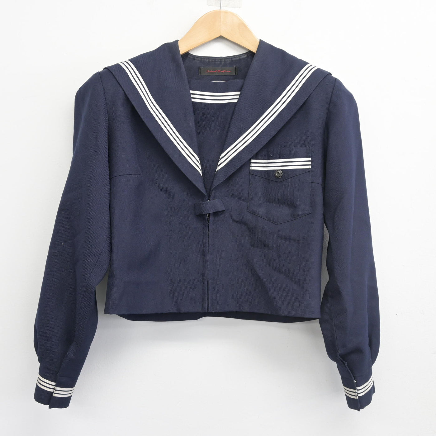 【中古】大阪府 三国中学校 女子制服 2点 (セーラー服・スカート) sf103033