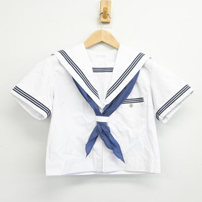 【中古】大阪府 三国中学校 女子制服 3点 (セーラー服・スカート) sf103034