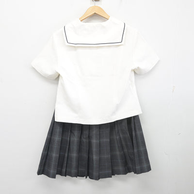 【中古】東京都 東海大学菅生高等学校中等部 女子制服 3点 (セーラー服・スカート) sf103053
