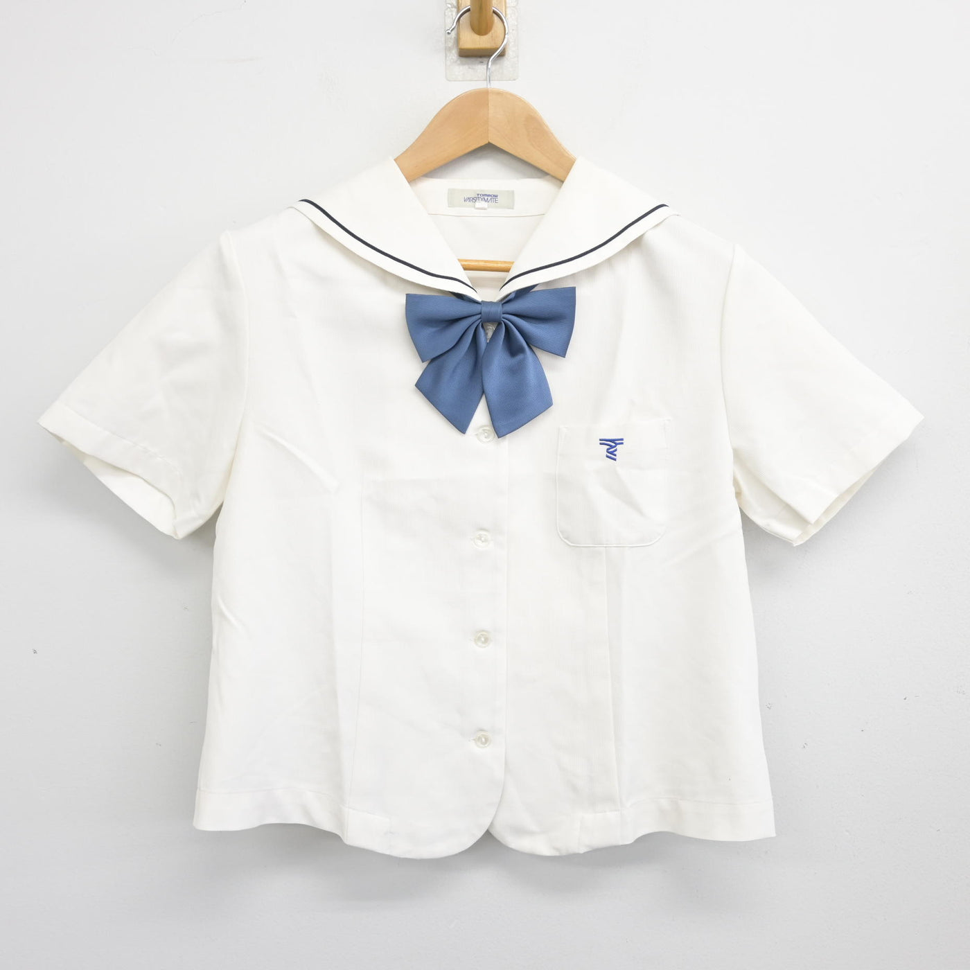 【中古】東京都 東海大学菅生高等学校中等部 女子制服 3点 (セーラー服・スカート) sf103053