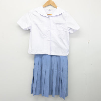 【中古】長崎県 大野中学校 女子制服 2点 (セーラー服・スカート) sf103068