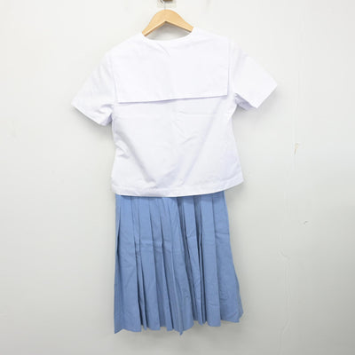 【中古】長崎県 大野中学校 女子制服 2点 (セーラー服・スカート) sf103068