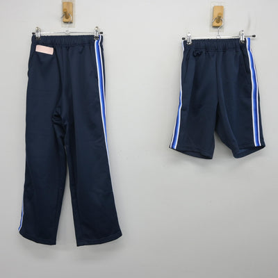 【中古】長崎県 大野中学校 女子制服 3点 (ジャージ 上・ジャージ 下・体操服 下) sf103069