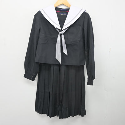 【中古】愛知県 前林中学校/旧制服 女子制服 4点 (セーラー服・スカート) sf103070