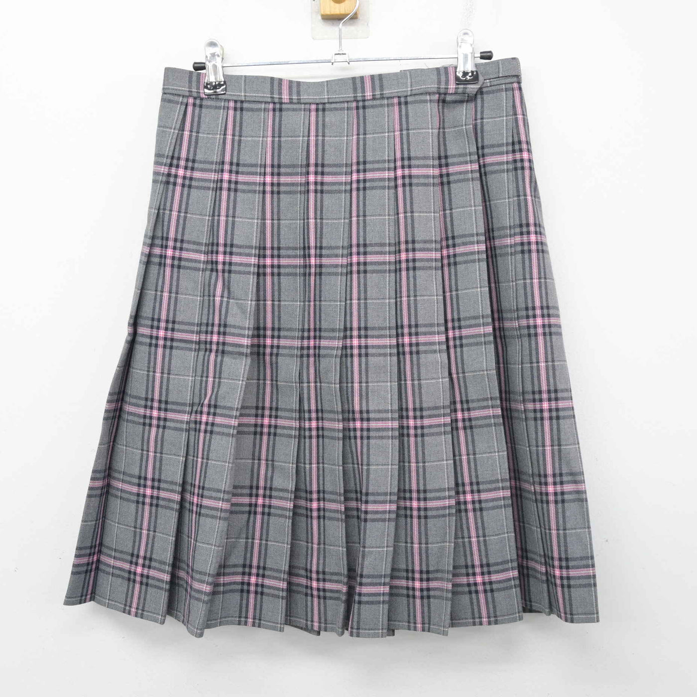 【中古】 クラーク記念国際高等学校 女子制服 3点 (ブレザー・ニット・スカート) sf103075