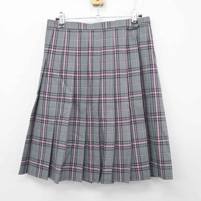 【中古】 クラーク記念国際高等学校 女子制服 3点 (ブレザー・ニット・スカート) sf103075