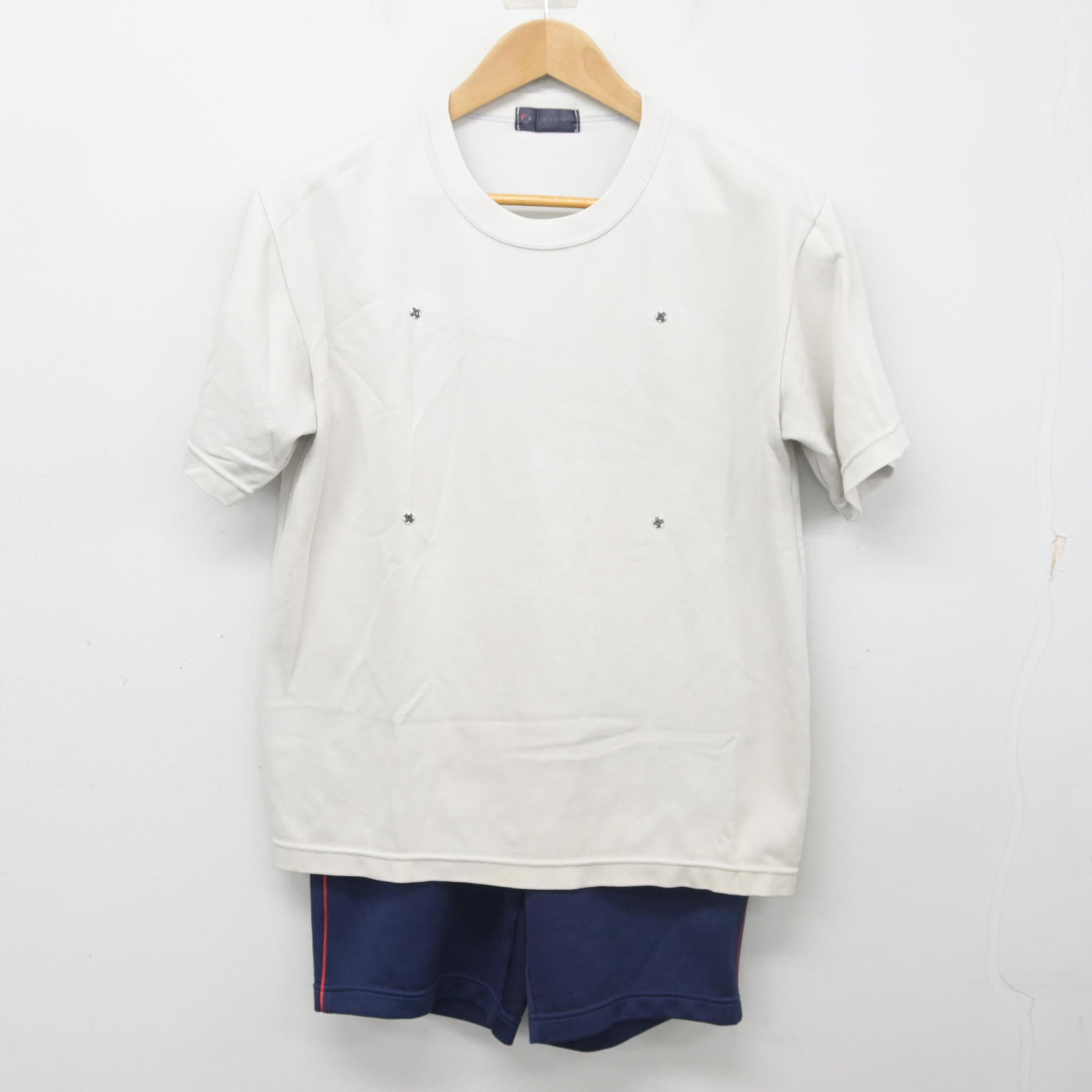 【中古】愛知県 志段味中学校 女子制服 2点 (体操服 上・体操服 下) sf103091