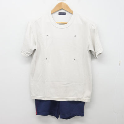 【中古】愛知県 志段味中学校 女子制服 2点 (体操服 上・体操服 下) sf103091