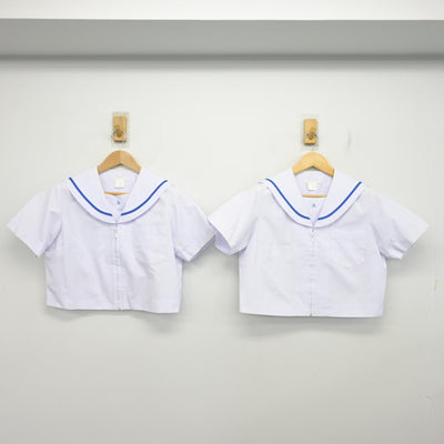 【中古】岐阜県 笠松中学校 女子制服 2点 (セーラー服) sf103092