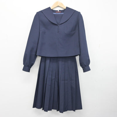 【中古】岐阜県 笠松中学校 女子制服 2点 (セーラー服・スカート) sf103098