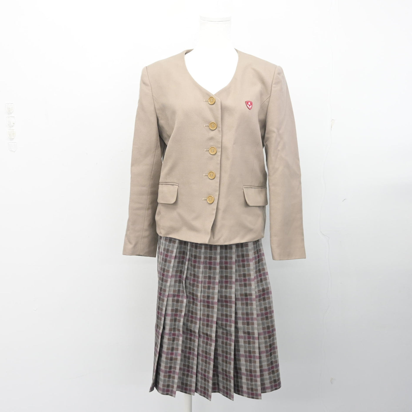 【中古】愛知県 名城大学附属高等学校 女子制服 3点 (ブレザー・スカート・スカート) sf103099