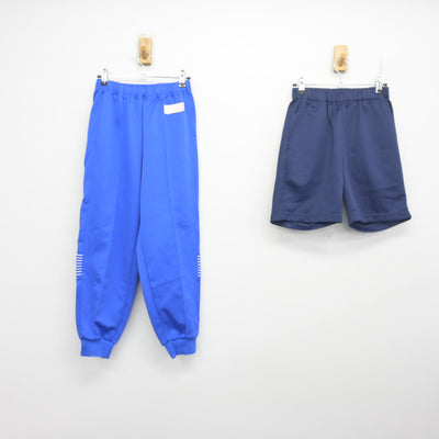 【中古】群馬県 榛東中学校 女子制服 3点 (ジャージ 上・ジャージ 下・体操服 下) sf103105