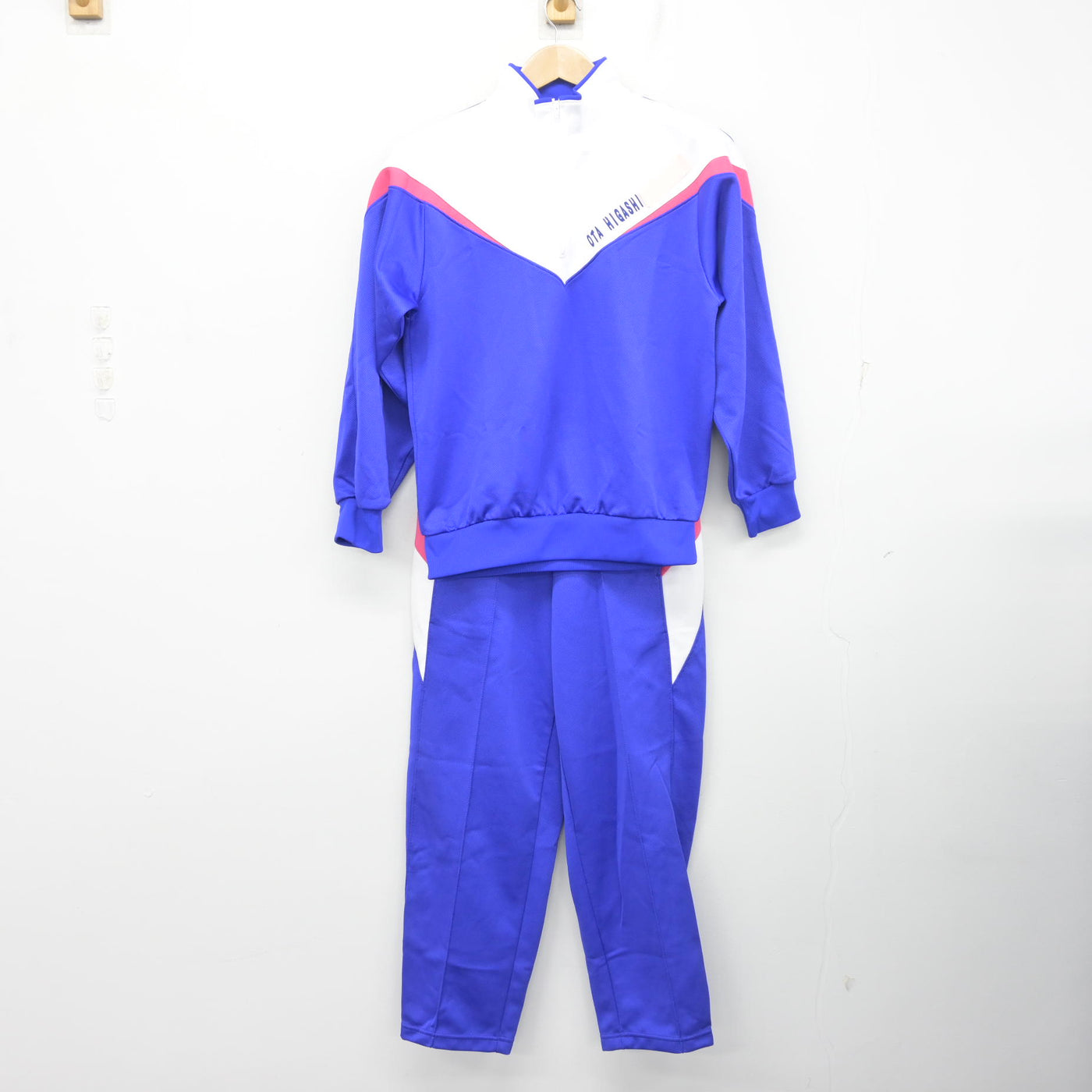 中古】群馬県 太田東高等学校 女子制服 3点 (ジャージ 上・体操服 上