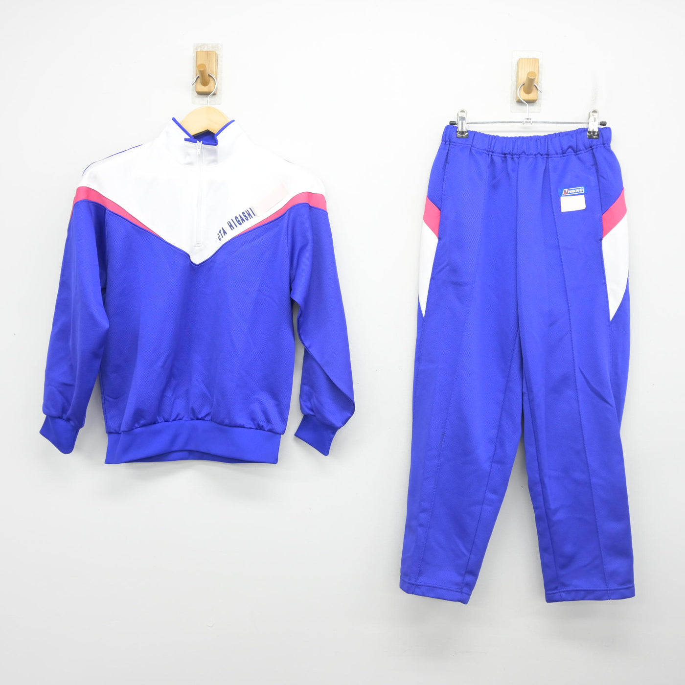 中古】群馬県 太田東高等学校 女子制服 2点 (ジャージ 上・ジャージ 下