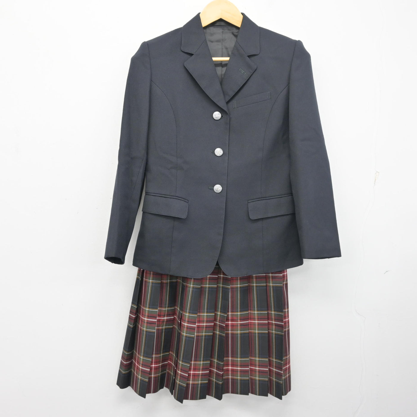 【中古】神奈川県 東山田中学校 女子制服 2点 (ブレザー・スカート) sf103114