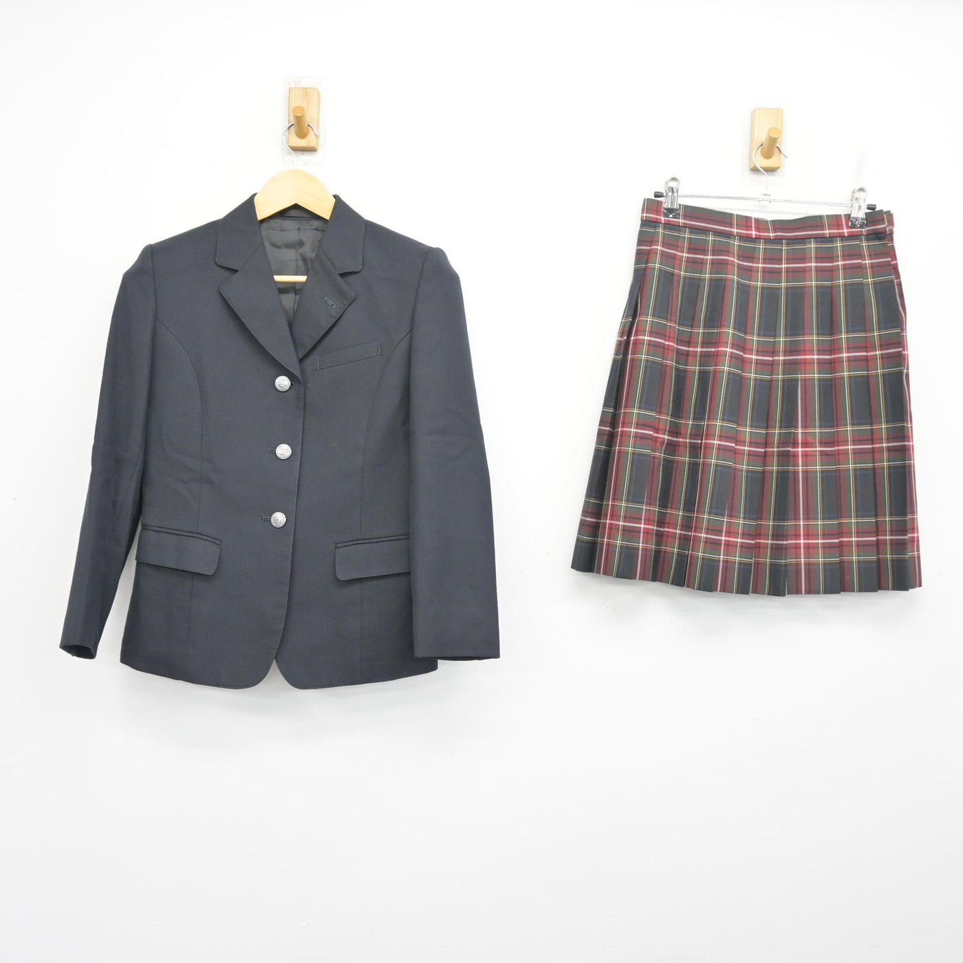 【中古】神奈川県 東山田中学校 女子制服 2点 (ブレザー・スカート) sf103114