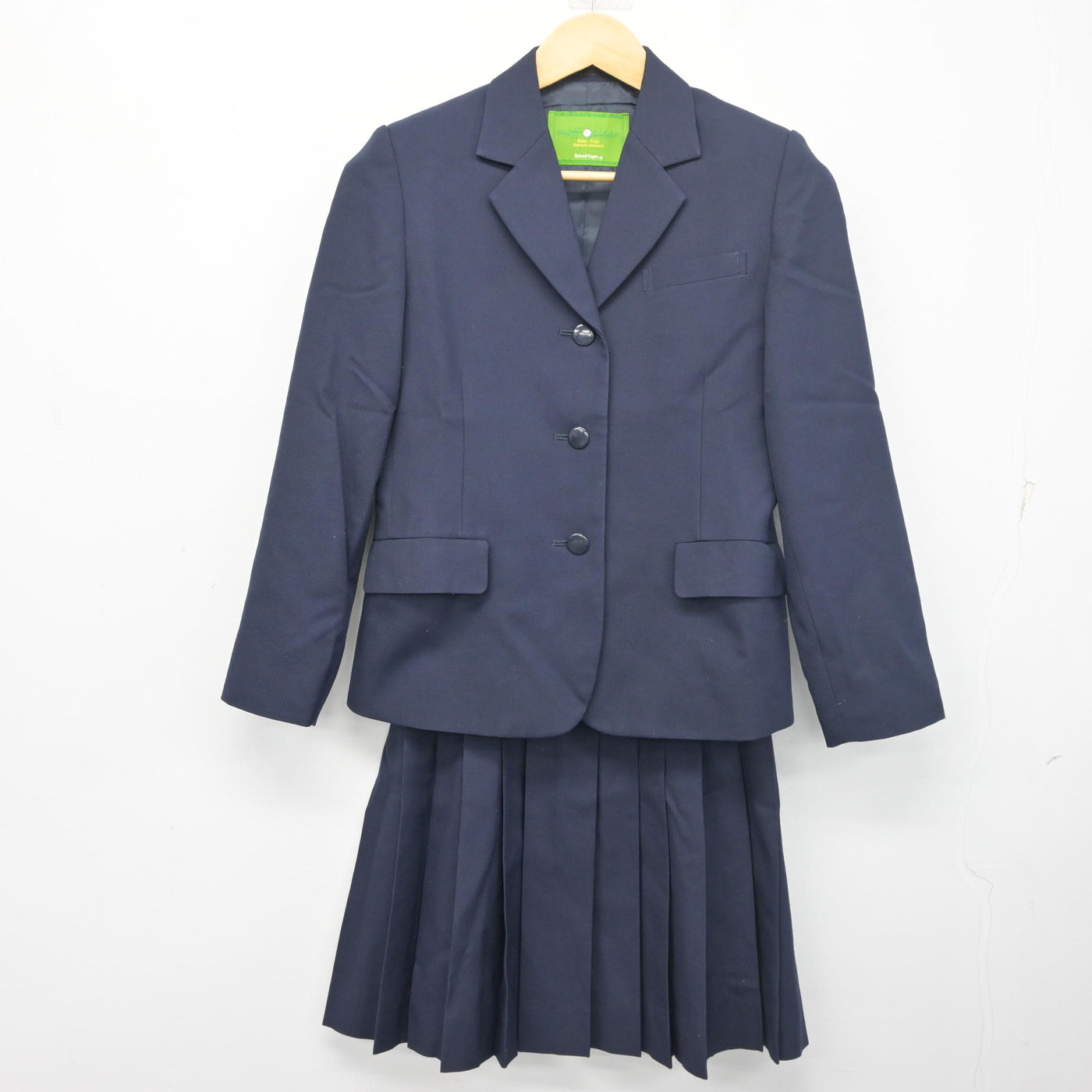 【中古】神奈川県 多摩高等学校 女子制服 2点 (ブレザー・スカート) sf103115