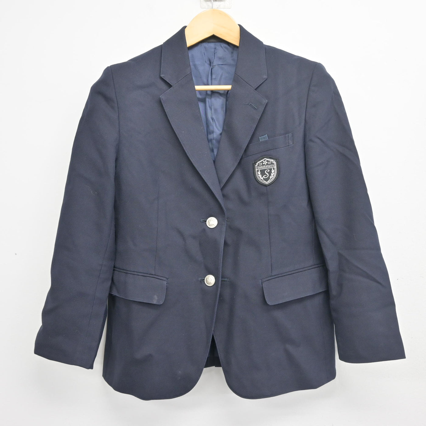 【中古】愛知県 桜山中学校 女子制服 2点 (ブレザー・スカート) sf103117