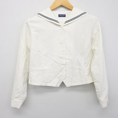 【中古】愛知県 桜花学園高等学校 女子制服 2点 (ニット・セーラー服) sf103121