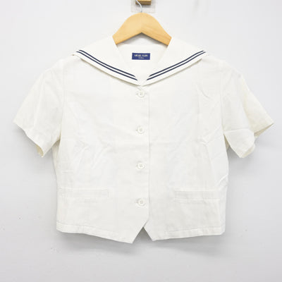 【中古】愛知県 桜花学園高等学校 女子制服 2点 (ニット・セーラー服) sf103122